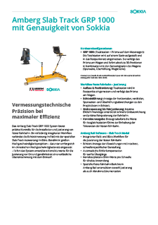 Amberg Slab Track Datasheet (German) - Rev A