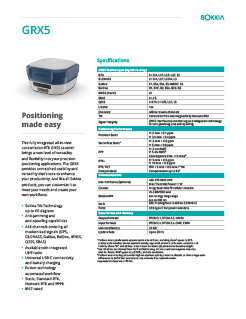 GRX5 Datasheet - Rev A