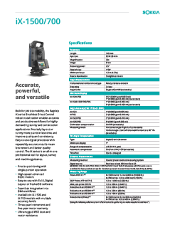 ix-1500/700 Datasheet - Rev C